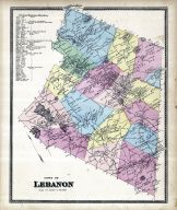 Lebanon Town, New London County 1868